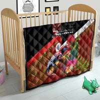 Aotearoa Toitu Te Tiriti Quilt Waitangi-Honour The Treaty NZ Tuatara and Plants LT03 - Polynesian Pride