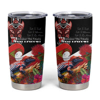 Aotearoa Toitu Te Tiriti Tumbler Cup Waitangi-Honour The Treaty NZ Tuatara and Plants LT03 Multicolor - Polynesian Pride