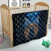 New Zealand Maori Matariki Quilt Hongi Kiwi Bird and Silver Fern LT03 - Polynesian Pride