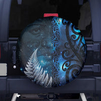 New Zealand Matariki Spare Tire Cover The Tribal Maori Face and Silver Fern