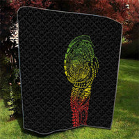 Hawaiian Traditional Tattoos Quilt Kakau Tribal Tropical Plant Motif Kanaka Maoli Flag Color Inspired LT03 - Polynesian Pride