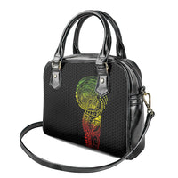 Hawaiian Traditional Tattoos Shoulder Handbag Kakau Tribal Tropical Plant Motif Kanaka Maoli Flag Color Inspired LT03 - Polynesian Pride