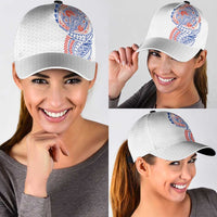 Hawaiian Traditional Tattoos Classic Cap Kakau Tribal Tropical Plants Motif Hawaii Flag Color Inspired LT03 - Polynesian Pride