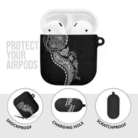 Hawaiian Kakau Tribal Sea Animals Tattoos AirPods Case Black Color LT03 - Polynesian Pride