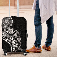 Hawaiian Kakau Tribal Sea Animals Tattoos Luggage Cover Black Color LT03 Black - Polynesian Pride