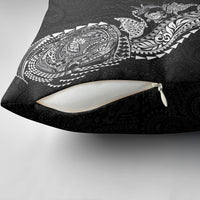 Hawaiian Kakau Tribal Sea Animals Tattoos Pillow Cover Black Color LT03 - Polynesian Pride