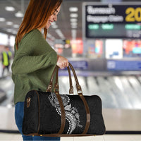 Hawaiian Kakau Tribal Sea Animals Tattoos Travel Bag Black Color LT03 - Polynesian Pride