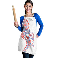 Hawaiian Kakau Tribal Sea Animals Tattoos Apron Hawaii Flag Color Inspired LT03 - Polynesian Pride