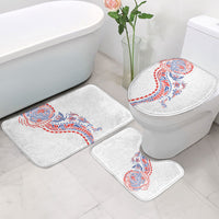 Hawaiian Kakau Tribal Sea Animals Tattoos Bathroom Set Hawaii Flag Color Inspired LT03 - Polynesian Pride