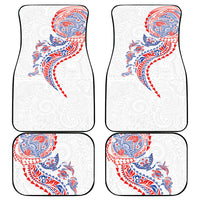 Hawaiian Kakau Tribal Sea Animals Tattoos Car Mats Hawaii Flag Color Inspired LT03 - Polynesian Pride