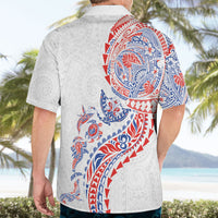 Hawaiian Kakau Tribal Sea Animals Tattoos Hawaiian Shirt Hawaii Flag Color Inspired