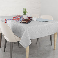 Hawaiian Kakau Tribal Sea Animals Tattoos Tablecloth Hawaii Flag Color Inspired LT03 - Polynesian Pride