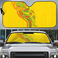 Hawaiian Kakau Tribal Sea Animals Tattoos Auto Sun Shade Kanaka Maoli Flag Color Inspired