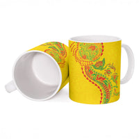 Hawaiian Kakau Tribal Sea Animals Tattoos Ceramic Mug Kanaka Maoli Flag Color Inspired LT03 - Polynesian Pride
