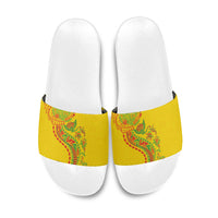 Hawaiian Kakau Tribal Sea Animals Tattoos Slide Sandals Kanaka Maoli Flag Color Inspired