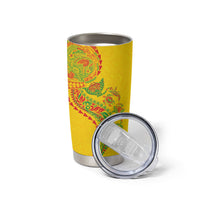Hawaiian Kakau Tribal Sea Animals Tattoos Tumbler Cup Kanaka Maoli Flag Color Inspired LT03 - Polynesian Pride