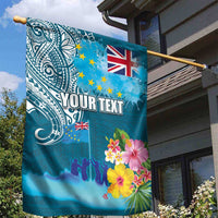 Personalised Tuvalu Independence Day Garden Flag Tuvaluan Tribal Flag Style