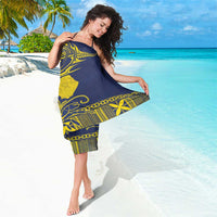 Niue Independence Day Sarong Hiapo Pattern Fiti Pua and Uga LT03 - Polynesian Pride