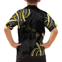 Traditional Art Hawaiian Kakau Tattoos Hawaiian Shirt Yellow Color - Polynesian Pride