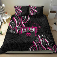 Traditional Art Hawaiian Kakau Tattoos Bedding Set Pink Color - Polynesian Pride
