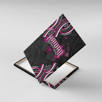 Traditional Art Hawaiian Kakau Tattoos Canvas Wall Art Pink Color - Polynesian Pride