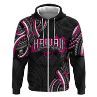 Traditional Art Hawaiian Kakau Tattoos Hoodie Pink Color - Polynesian Pride