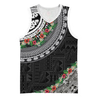 Fiji Hibiscus Basketball Jersey Tapa Masi Motifs with Tropical Plants