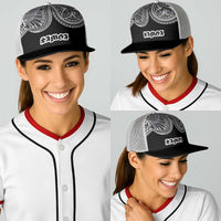 Samoa Traditional Tattoo Baseball Net Cap Tribal Tatau Pattern