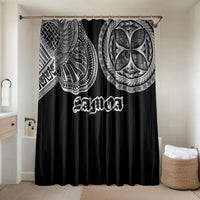 Samoa Traditional Tattoo Bathroom Set Tribal Tatau Pattern