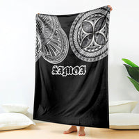 Samoa Traditional Tattoo Blanket Tribal Tatau Pattern