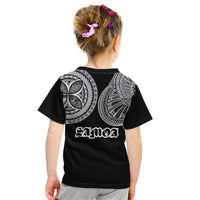 Samoa Traditional Tattoo Kid T Shirt Tribal Tatau Pattern