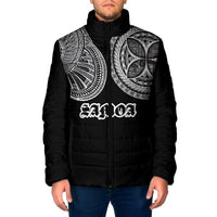 Samoa Traditional Tattoo Padded Jacket Tribal Tatau Pattern