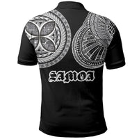 Samoa Traditional Tattoo Polo Shirt Tribal Tatau Pattern