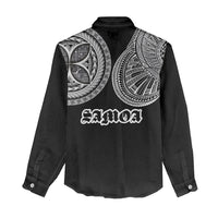 Samoa Traditional Tattoo Women Casual Shirt Tribal Tatau Pattern