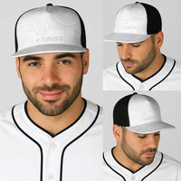 Samoa Lotu Tamaiti Baseball Net Cap Tribal Tatau with Siapo Pattern
