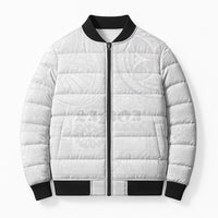 Samoa Lotu Tamaiti Bomber Puffer Jacket Tribal Tatau with Siapo Pattern