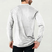 Samoa Lotu Tamaiti Button Sweatshirt Tribal Tatau with Siapo Pattern