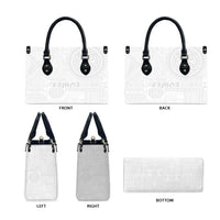 Samoa Lotu Tamaiti Leather Bag Tribal Tatau with Siapo Pattern