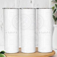 Samoa Lotu Tamaiti Skinny Tumbler Tribal Tatau with Siapo Pattern