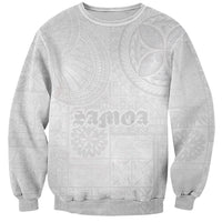Samoa Lotu Tamaiti Sweatshirt Tribal Tatau with Siapo Pattern