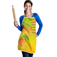Hawaiian Mango Apron Polynesian Art Pattern and Kakau Tattoo