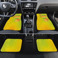 Hawaiian Mango Car Mats Polynesian Art Pattern and Kakau Tattoo