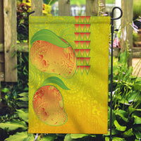 Hawaiian Mango Garden Flag Polynesian Art Pattern and Kakau Tattoo