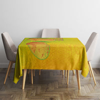 Hawaiian Mango Tablecloth Polynesian Art Pattern and Kakau Tattoo