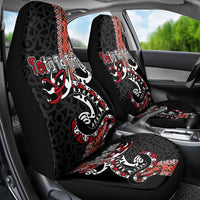 Aotearoa Toitu Te Tiriti Car Seat Cover Maori Taniwha Haka - Honour the Treaty LT03