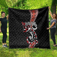 Aotearoa Toitu Te Tiriti Quilt Maori Taniwha Haka - Honour the Treaty LT03 - Polynesian Pride