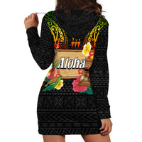 Hawaii Pan-Pacific Festival Hoodie Dress Hawaiian Elements and Polynesian Tattoo