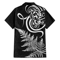 New Zealand Octopus Tattoo and Fern Family Matching Tank Maxi Dress and Hawaiian Shirt Maori Pattern LT03 - Polynesian Pride