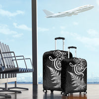 New Zealand Octopus Tattoo and Fern Luggage Cover Maori Pattern