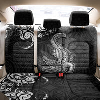 New Zealand Crocodile Tattoo and Fern Back Car Seat Cover Maori Pattern